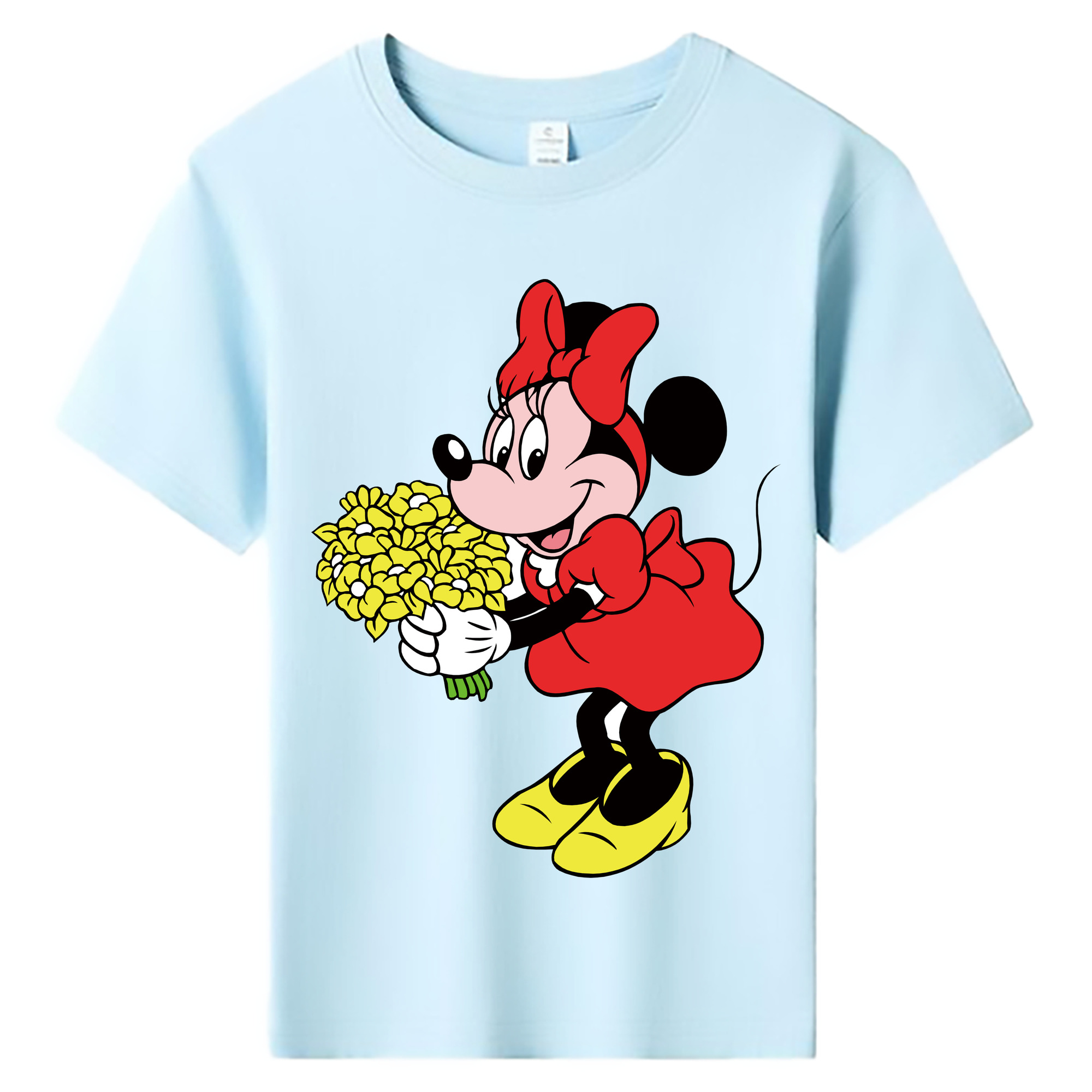 ミッキーマウス Mickey Mouse 綿100％キッズTシャツ（フロントプリント）